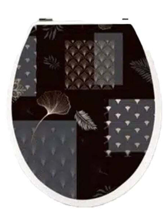 Bathlux Plastic Toilet Seat Multicolour 44cm