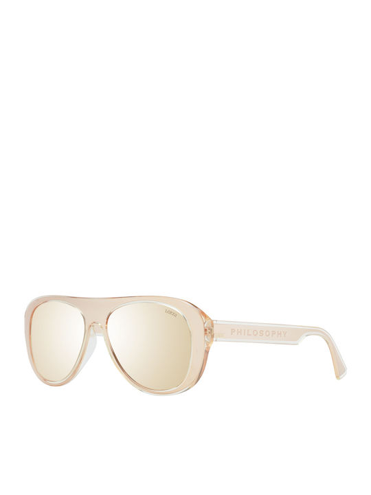 Lozza Women's Sunglasses with Beige Plastic Fra...