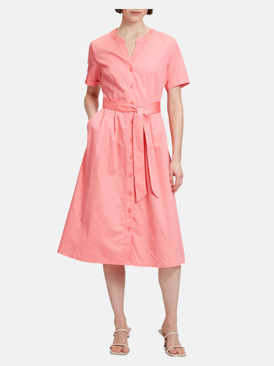 Betty Barclay Midi Shirt Dress Dress Lightpink