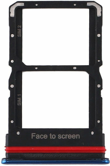 Sim-Kartenhalterung Blau für XIAOMI Mi 10 Lite