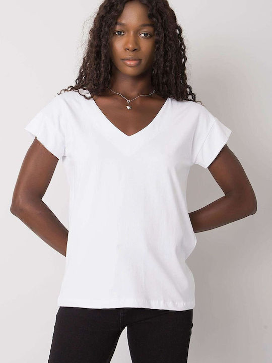 BFG Women's Blouse Cotton White