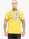 T-shirt Yellow/black