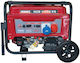 Miyake HZB 11500 ΕQ Three-phase Generator Gasoline Four-stroke with Handle, Wheels, and Maximum Power 12.5kVA