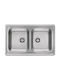 Alveus Elegant 40 Ένθετος Νεροχύτης Inox Μ81xΠ51cm Γκρι