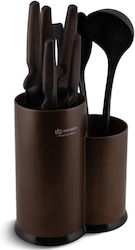 Edenberg Cooking Utensil Set with Base Brown EB-7810 9pcs