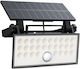 Lucas Lumini De Inundație Cu LED-uri Solar Etanș 6W Alb Rece 5000K Cu Senzor De Mișcare IP66