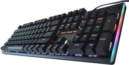 Aoas M600 Gaming Πληκτρολόγιο με RGB φωτισμό (Αγγλικό US)