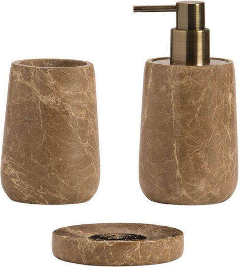 Andrea House Dispenser Ceramic Brown