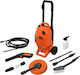 Black & Decker DECKER Hochdruckreiniger Strom 1700W mit Druck 125bar und Metallpumpe