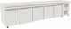 Inoxcon Английски превод: Stainless Steel Refrigerator Counter 780лт with Drawer and Cooling Machine L278xW70xH86см