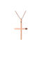 Women's Rose Gold Plated Cross