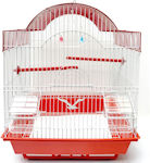 Animal Bird Cage 37x28x47cm. Red