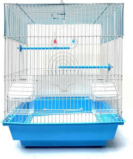 Animal Bird Cage 37x28x47cm. Blue