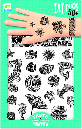 Djeco Polynesian Patterns Kids Tattoos