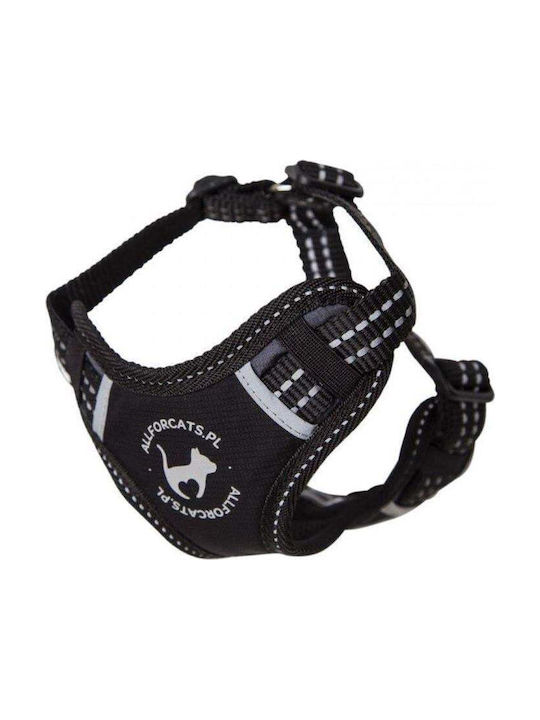 All Cats All Cats Sport Harness Xs Σαμαράκι Γάτας με Οδηγό Μαύρο