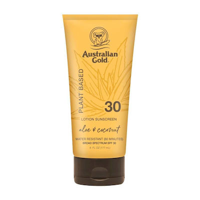 Australian Gold Aloe & Coconut Waterproof Sunscreen Lotion for the Body SPF30 177ml