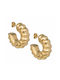 Earrings made of Silver Gold Plated