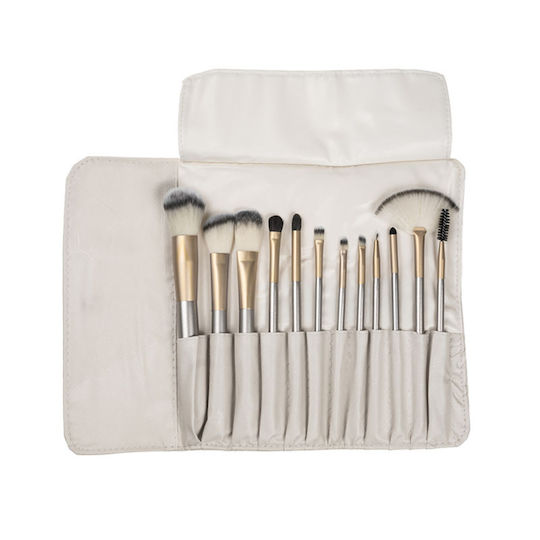 Beautifly Professional Set with Makeup Brushes and Sponges for Powder 12pcs