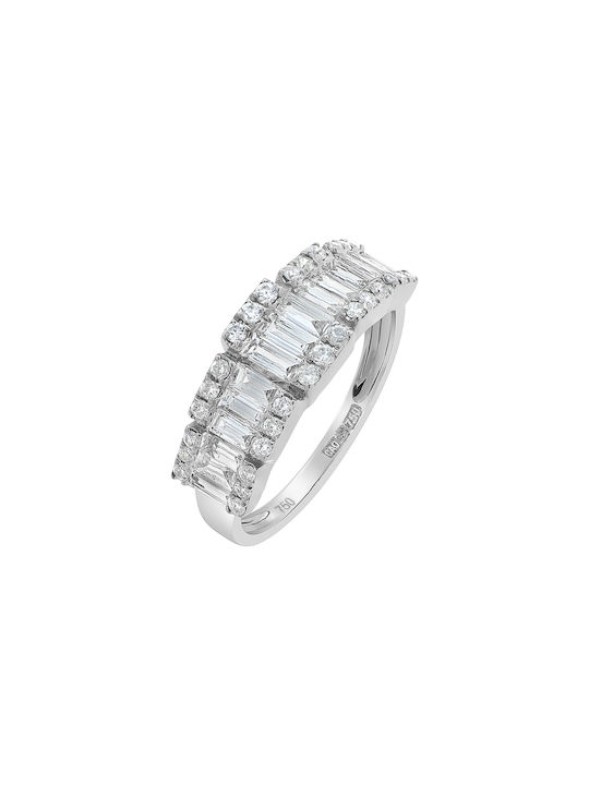 Ring Serene White Gold K18 Diamonds P-69439 White Gold K18