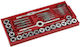 Kreator KRT001140 Tap & Die Sets with Tap Wrench 10x1.5mm 40pcs