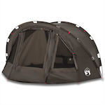 vidaXL Cort Camping Igloo Maro pentru 4 Persoane 298x236x152cm