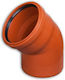 Wavin Γωνία Σωλήνα PVC 160mm 3262321900