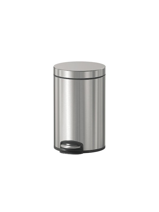 Orabella Metalic Coș de gunoi de birou 5lt Argintiu 20.4x20.4x29cm