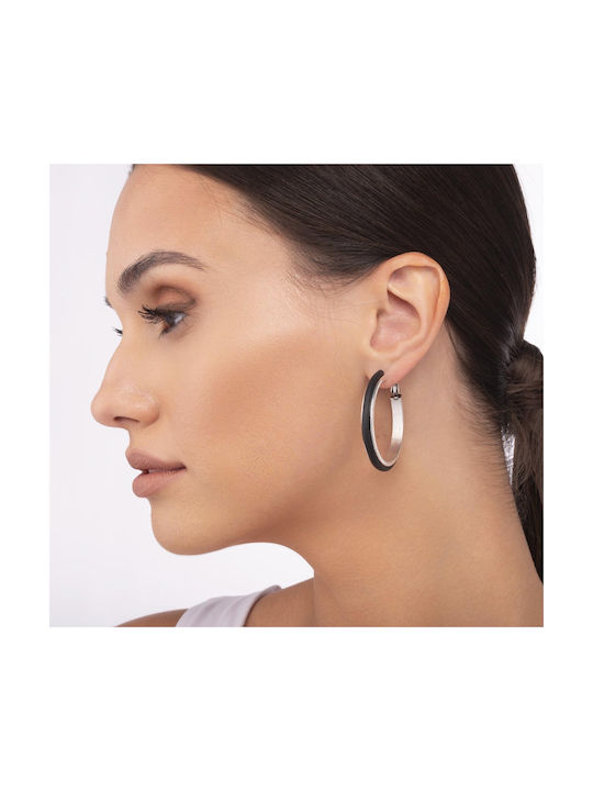 Stellar Earrings Hoops made of Silver