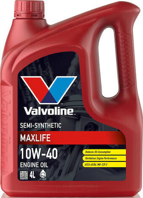 Valvoline Συνθετικό Λάδι Αυτοκινήτου Max Life Synthetic 10W-40 4lt