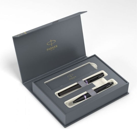 Parker Stiftset mit Füller Lila