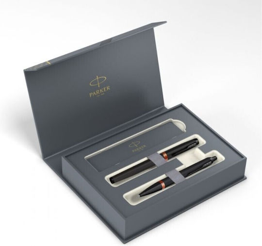 Parker Stiftset mit Füller Orange