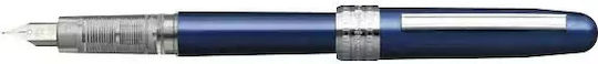 Platinum Πένα Γραφής Medium 0.8mm Μπλε από Πλαστικό με Μπλε Μελάνι