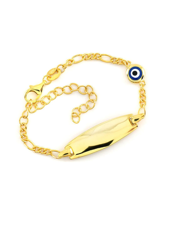 Kids Eye Identity Bracelet Silver 925 Gold Meria Bijou Box