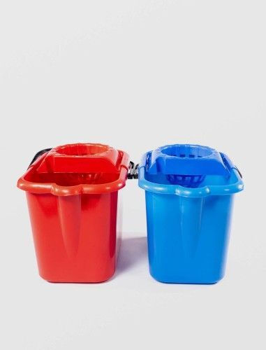 Sterk Găleată cu Stoarcătoare și Rotile Din plastic (Diverse culori)