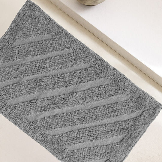 Melinen Πατάκι Μπάνιου Βαμβακερό 20003559 Light Grey 40x60εκ.