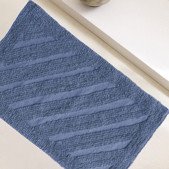 Melinen Πατάκι Μπάνιου Βαμβακερό 20003563 Denim 40x60εκ.