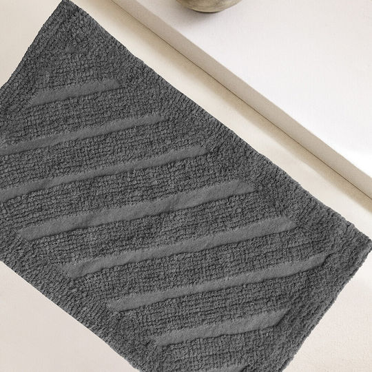 Melinen Πατάκι Μπάνιου Βαμβακερό 20003560 Dark Grey 40x60εκ.