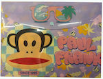 Paul Frank Folder with Button for Paper A4 Multicolour