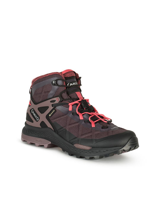 Aku Rocket Women's Hiking Boots Waterproof with Gore-Tex Membrane Brown