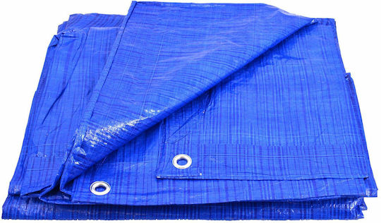 AWTools Wasserdicht Plane 70gr/m² 6x2m. Licht Typ Blau