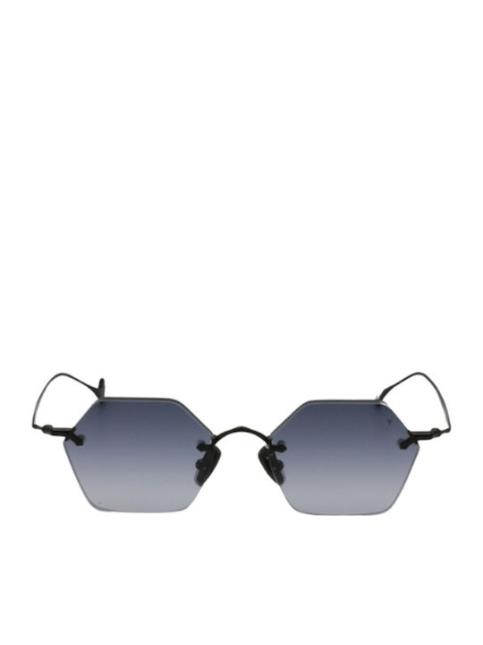 Eyepetizer Unisex Sunglasses with Black Metal Frame and Blue Gradient Lens CARNABY-C.6-51
