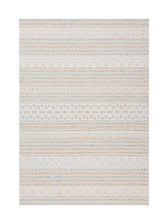 Klonaras Van 40001 Rug Rectangular Summer Wicker Multi-cream