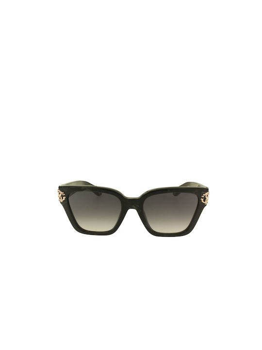 Roberto Cavalli Women's Sunglasses with Black Plastic Frame and Black Gradient Lens SRC066 0981