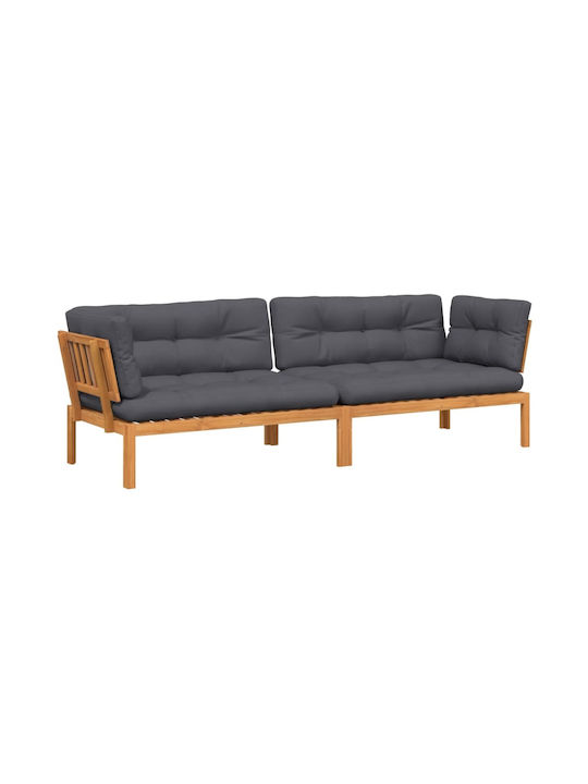 Tree-Seater Sofa Outdoor from Pallets with Pillows