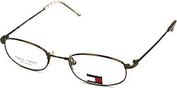 Tommy Hilfiger Men's Metal Brown Prescription E...