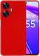 Soft Задна корица Силикон Червен (Realme C55)