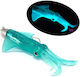 Gt-Bio Gt-Bio Künstliche Köder Tintenfisch-Jigs Leuchtend Aqua Glow UV
