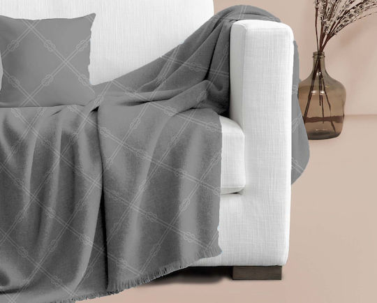 Makis Tselios Home Nautica Cuvertură Pentru Canapea De Fotoliu P170xM180cm Gri Închis Makis Tselios Home Nautica Cuvertură Pentru Canapea De Fotoliu P170xM180cm Gri Închis