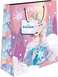 Frozen District Hârtie Geantă pentru Cadou cu Tema "Congelat" Multicoloră 18x23x11cm.