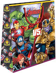 Avengers Χάρτινη Τσάντα για Δώρο με Θέμα "Avengers" Πολύχρωμη 33x45x12εκ.